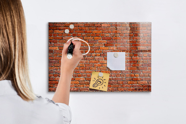 Dry erase board magnetic Magnetic board for photos and notes