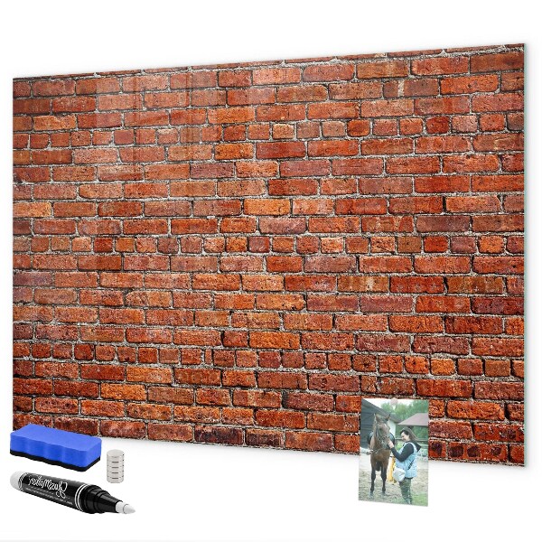 Dry erase board magnetic Magnetic board for photos and notes