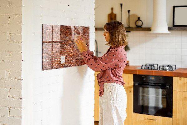 Dry erase board magnetic Magnetic board for photos and notes