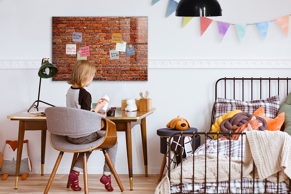Dry erase board magnetic Magnetic board for photos and notes
