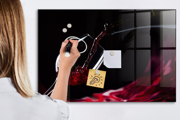 Dry erase board magnetic A creative place for memories and photos