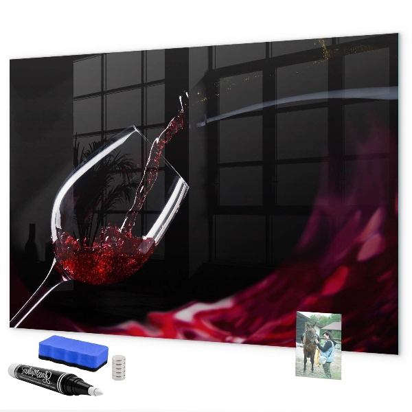 Dry erase board magnetic A creative place for memories and photos