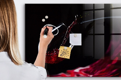 Dry erase board magnetic A creative place for memories and photos