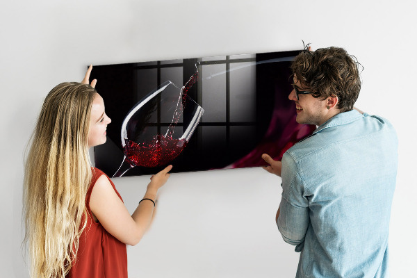 Dry erase board magnetic A creative place for memories and photos