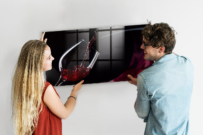 Dry erase board magnetic A creative place for memories and photos