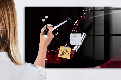 Dry erase board magnetic A creative place for memories and photos