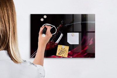 Dry erase board magnetic A creative place for memories and photos