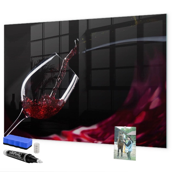 Dry erase board magnetic A creative place for memories and photos