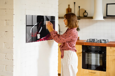 Dry erase board magnetic A creative place for memories and photos