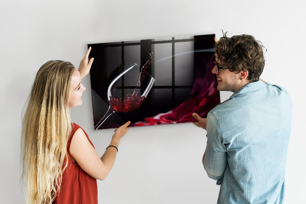 Dry erase board magnetic A creative place for memories and photos
