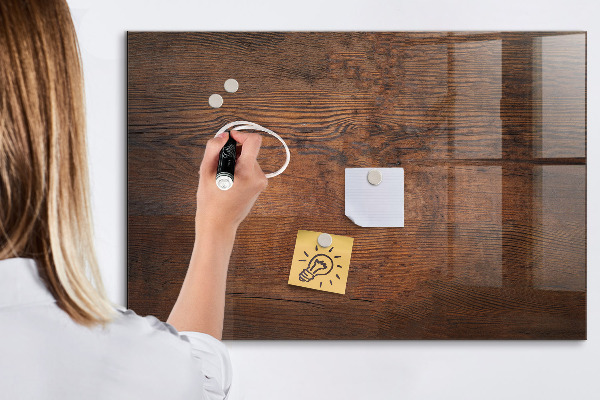 Magnetic dry erase board A cozy space to showcase your memories