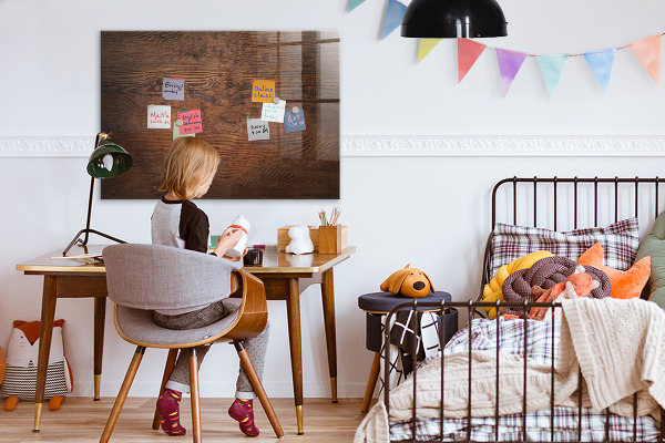Magnetic dry erase board A cozy space to showcase your memories