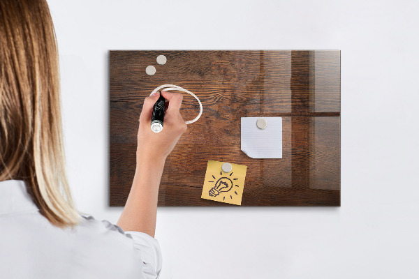 Magnetic dry erase board A cozy space to showcase your memories