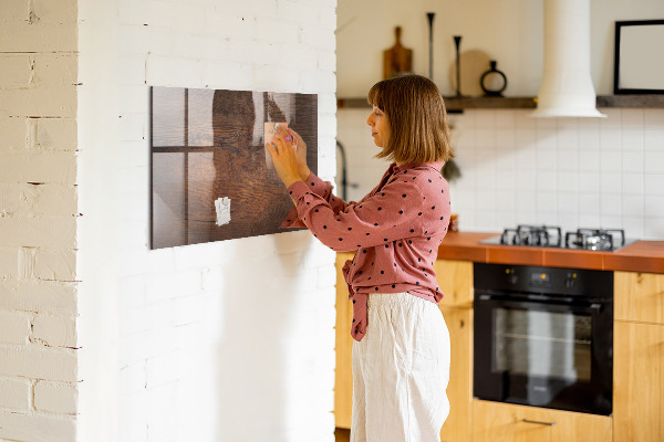 Magnetic dry erase board A cozy space to showcase your memories
