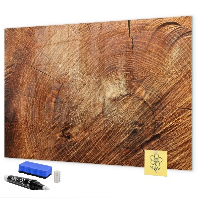 Magnetic dry erase board Rustic style memo board