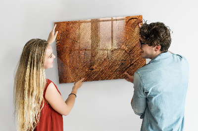 Magnetic dry erase board Rustic style memo board