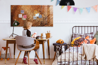 Magnetic dry erase board Rustic style memo board