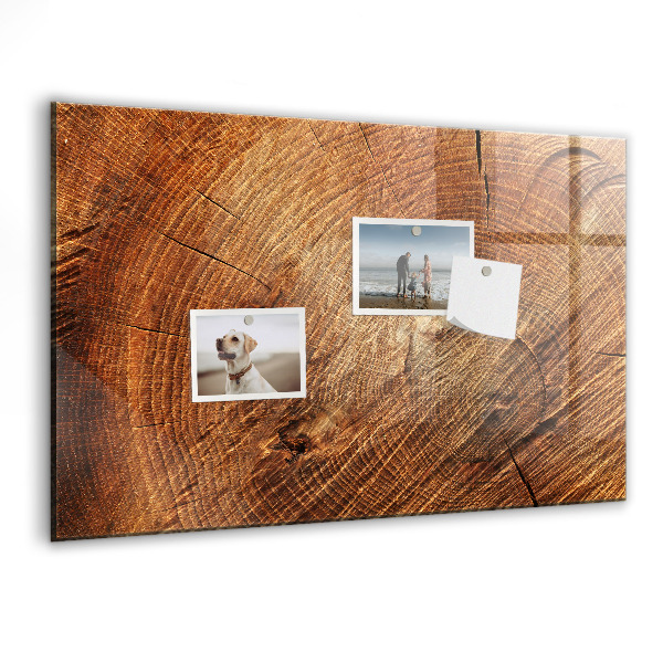 Magnetic dry erase board Rustic style memo board