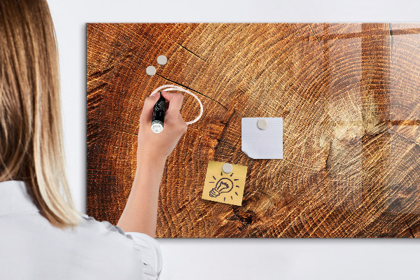 Magnetic dry erase board Rustic style memo board