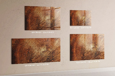 Magnetic dry erase board Rustic style memo board