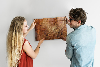 Magnetic dry erase board Rustic style memo board