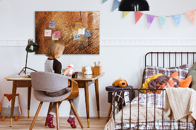 Magnetic dry erase board Rustic style memo board