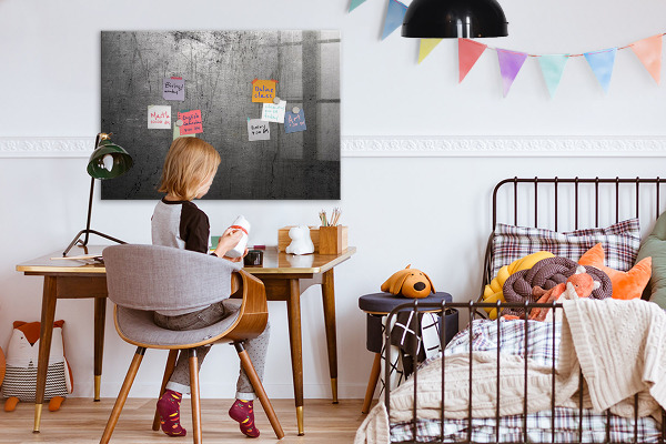 Dry erase board magnetic Board for photos and notes