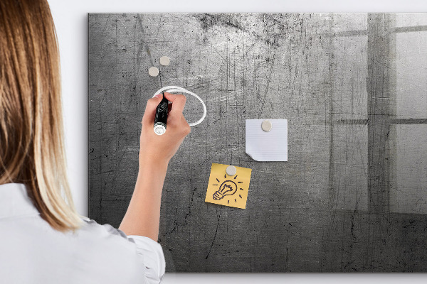 Dry erase board magnetic Board for photos and notes