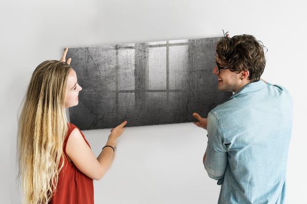 Dry erase board magnetic Board for photos and notes