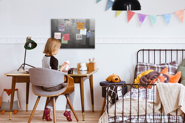 Dry erase board magnetic Board for photos and notes