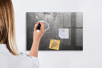 Dry erase board magnetic Board for photos and notes
