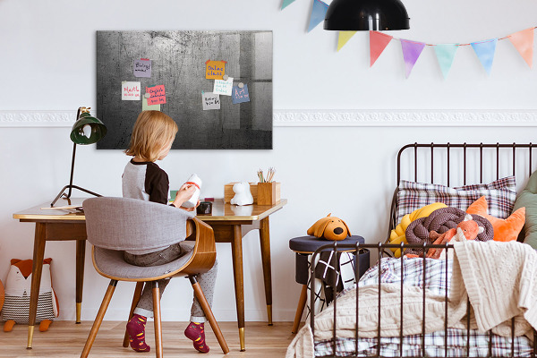 Dry erase board magnetic Board for photos and notes