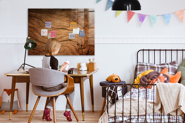 Magnetic dry erase board Modern magnetic photo board