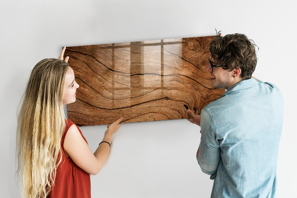 Magnetic dry erase board Modern magnetic photo board