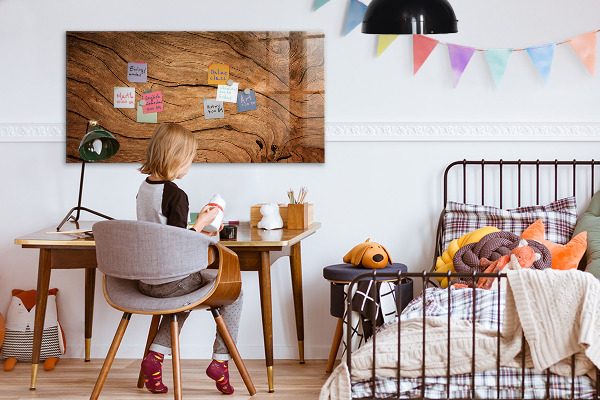 Magnetic dry erase board Modern magnetic photo board