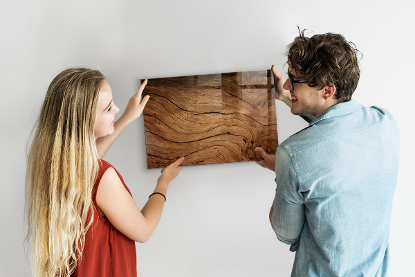 Magnetic dry erase board Modern magnetic photo board