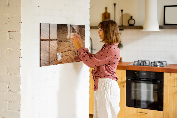 Magnetic dry erase board Modern magnetic photo board