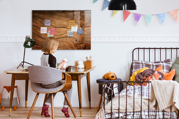 Magnetic dry erase board Modern magnetic photo board