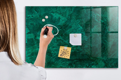 Dry erase board magnetic Green board for notes and photos