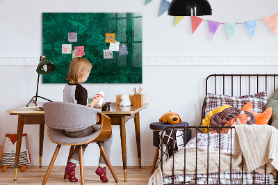 Dry erase board magnetic Green board for notes and photos