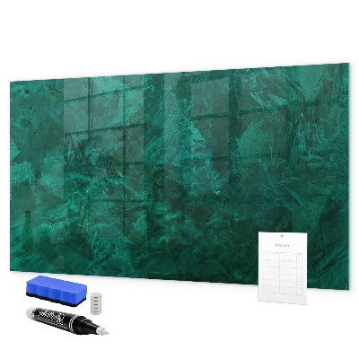 Dry erase board magnetic Green board for notes and photos