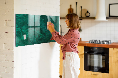 Dry erase board magnetic Green board for notes and photos