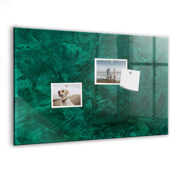 Dry erase board magnetic Green board for notes and photos