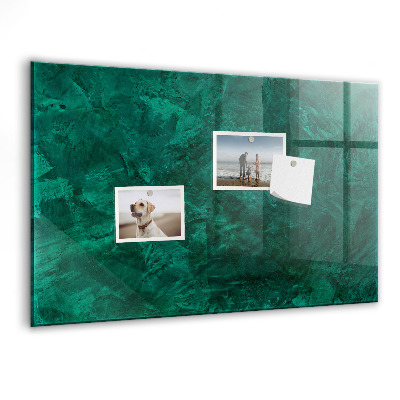 Dry erase board magnetic Green board for notes and photos