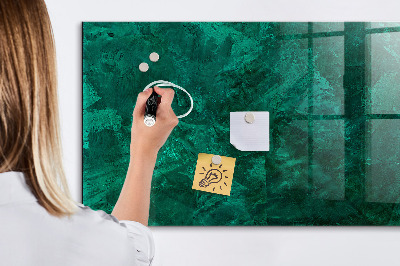 Dry erase board magnetic Green board for notes and photos