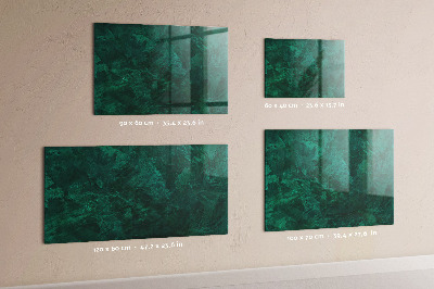 Dry erase board magnetic Green board for notes and photos