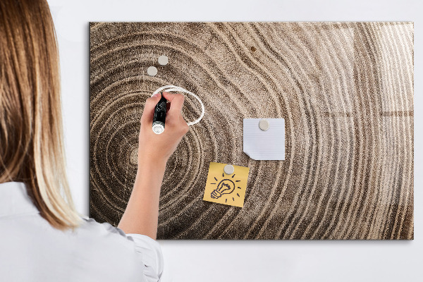 Magnetic dry erase board Memo board with magnets and photos
