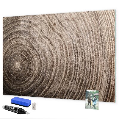 Magnetic dry erase board Memo board with magnets and photos