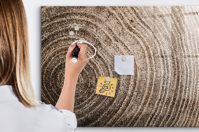 Magnetic dry erase board Memo board with magnets and photos
