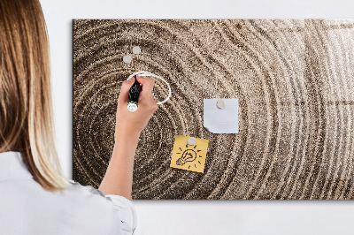 Magnetic dry erase board Memo board with magnets and photos